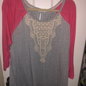 Maurices Top with Crochet Pattern